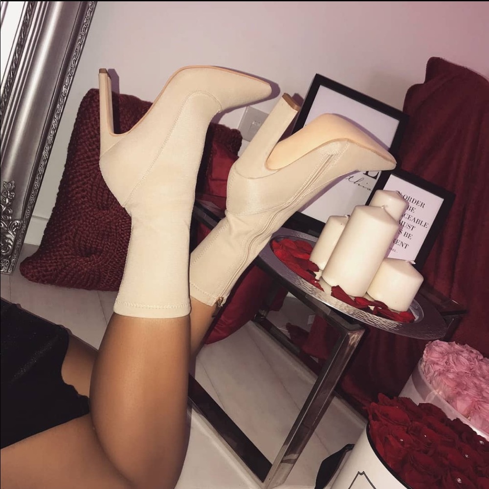 Simmi Shoes Heel Sock Boots, Style Kaylee Heels